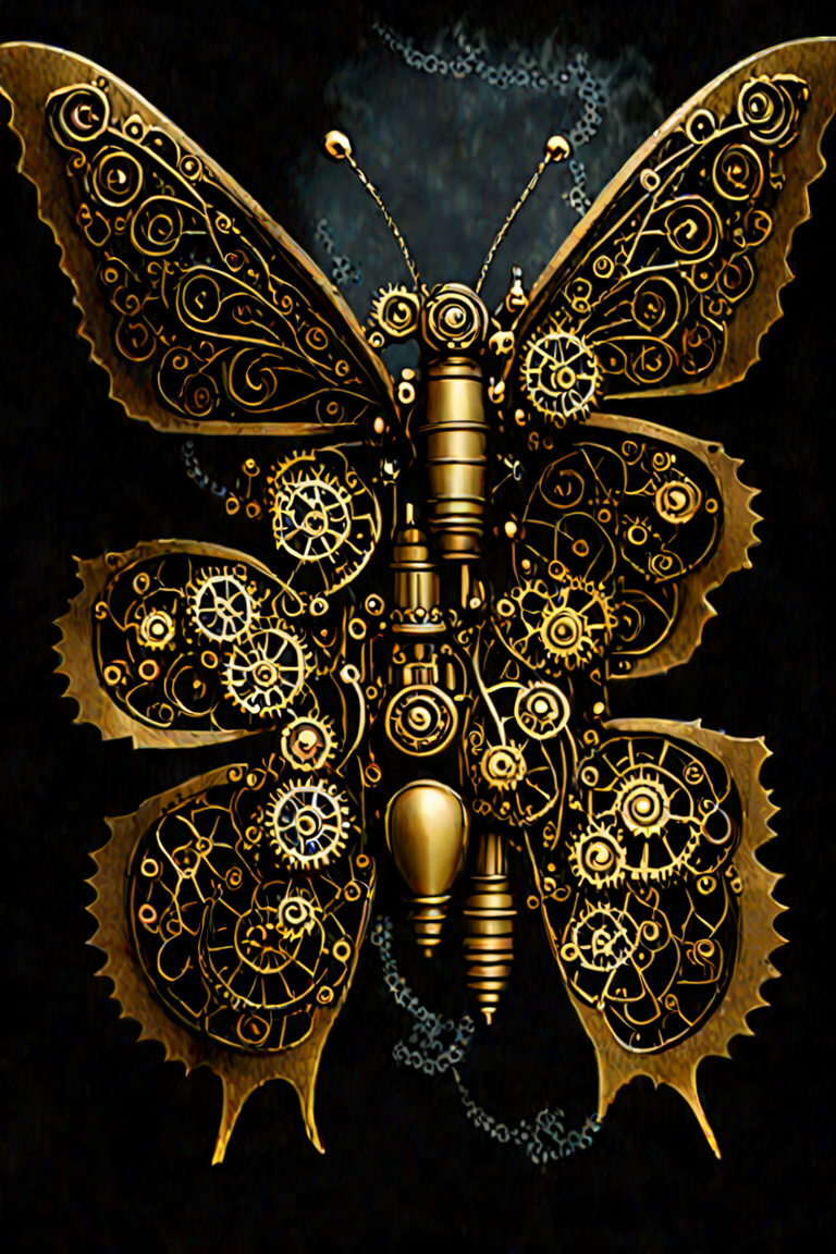 Steampunk butterfly